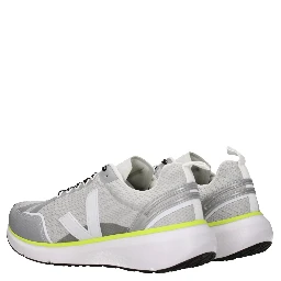 Gray Fabric Athletic Sneakers
