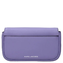 Purple Leather Crossbody Bag