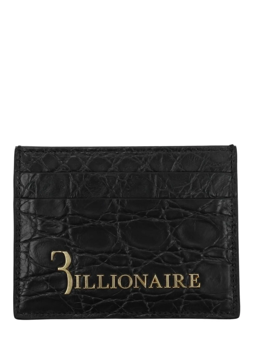 Black Crocodile Cardholder