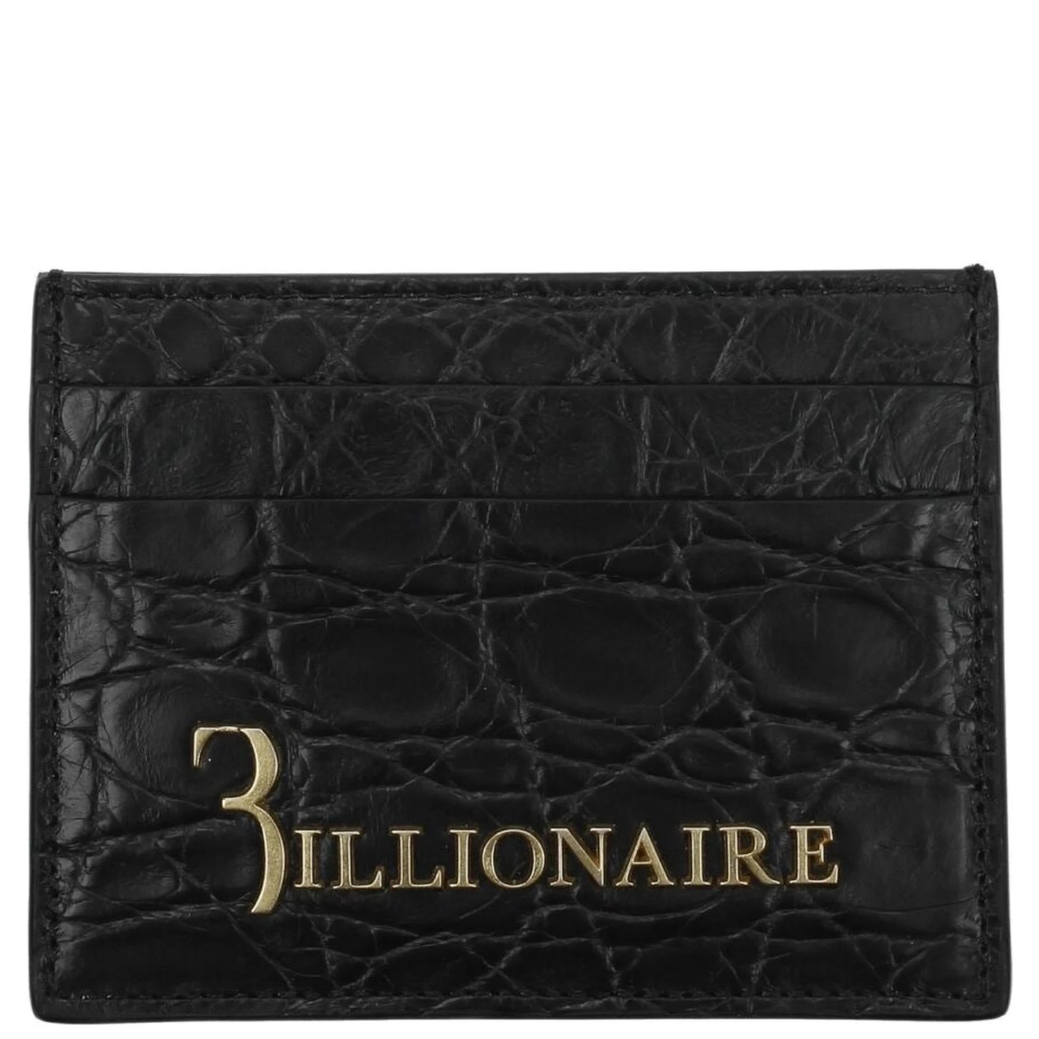 Black Crocodile Cardholder