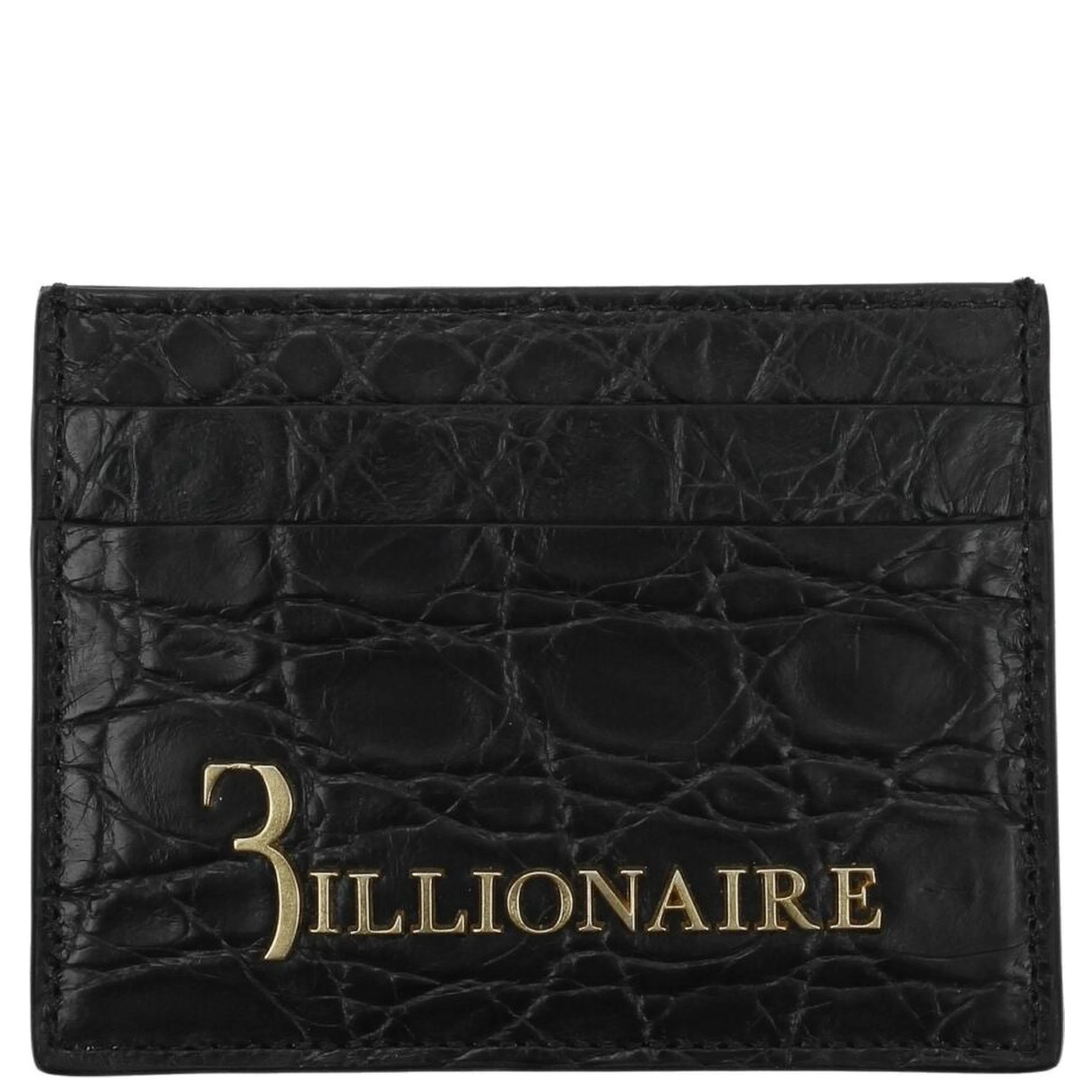 Black Crocodile Cardholder