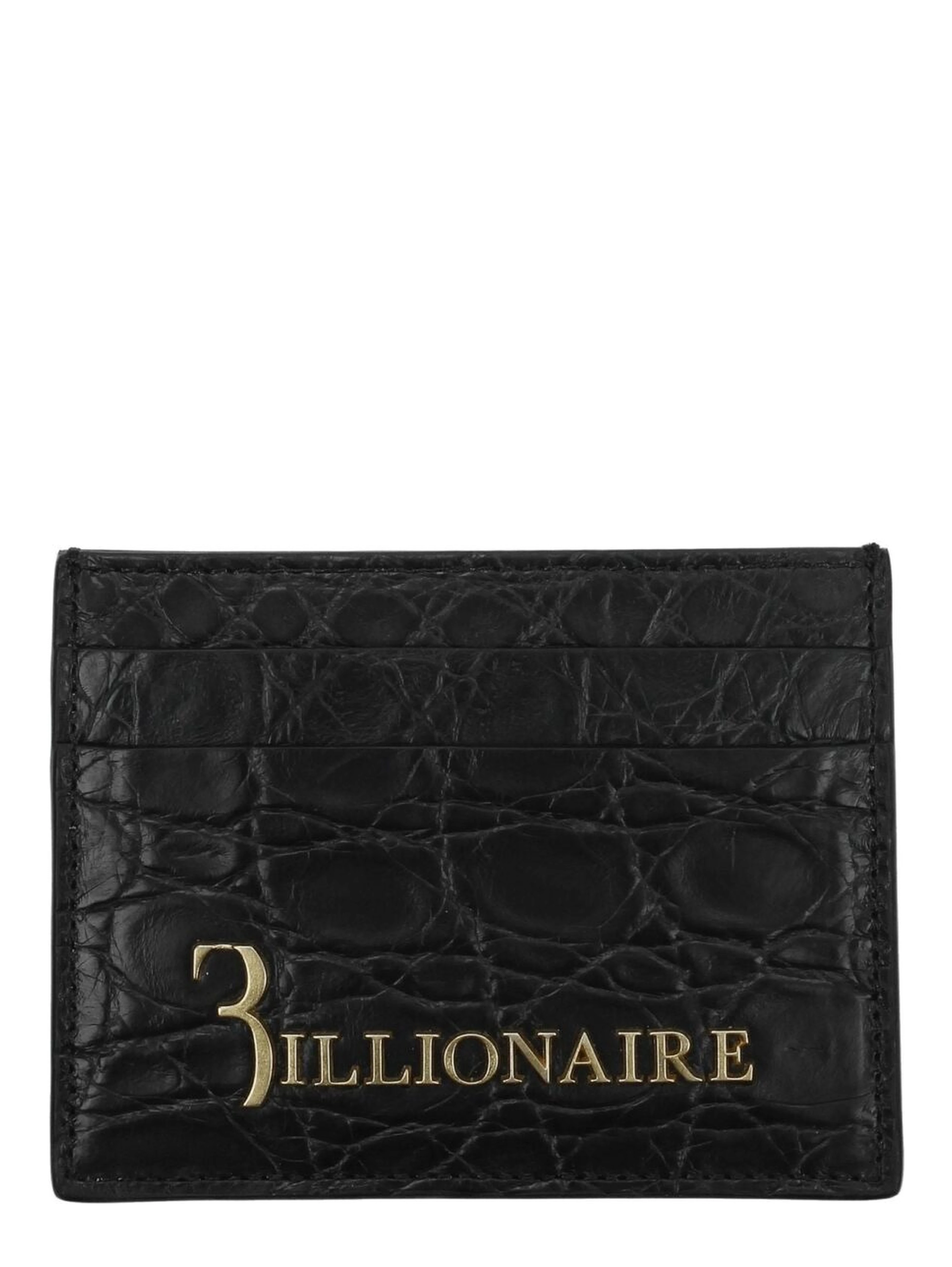 Black Crocodile Cardholder