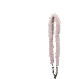 Pink Fur Shoulder Bag
