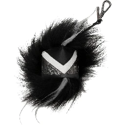 Black Leather Keychain