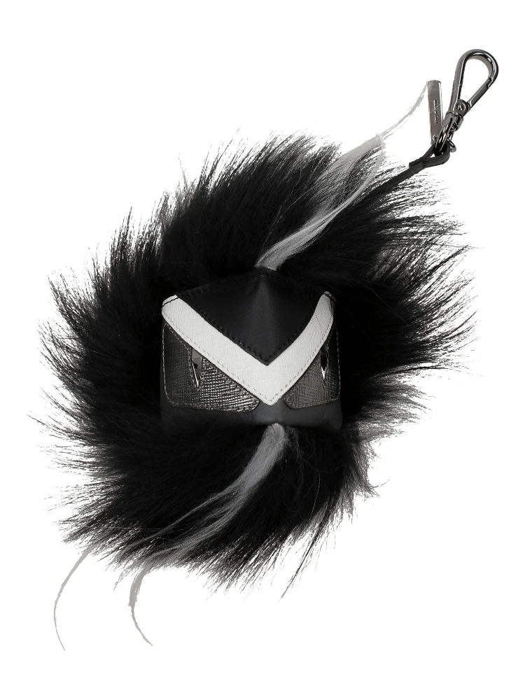 Black Leather Keychain