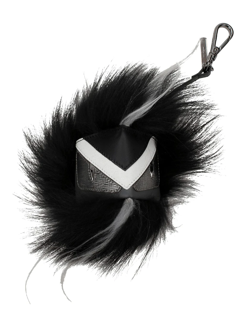 Black Leather Keychain