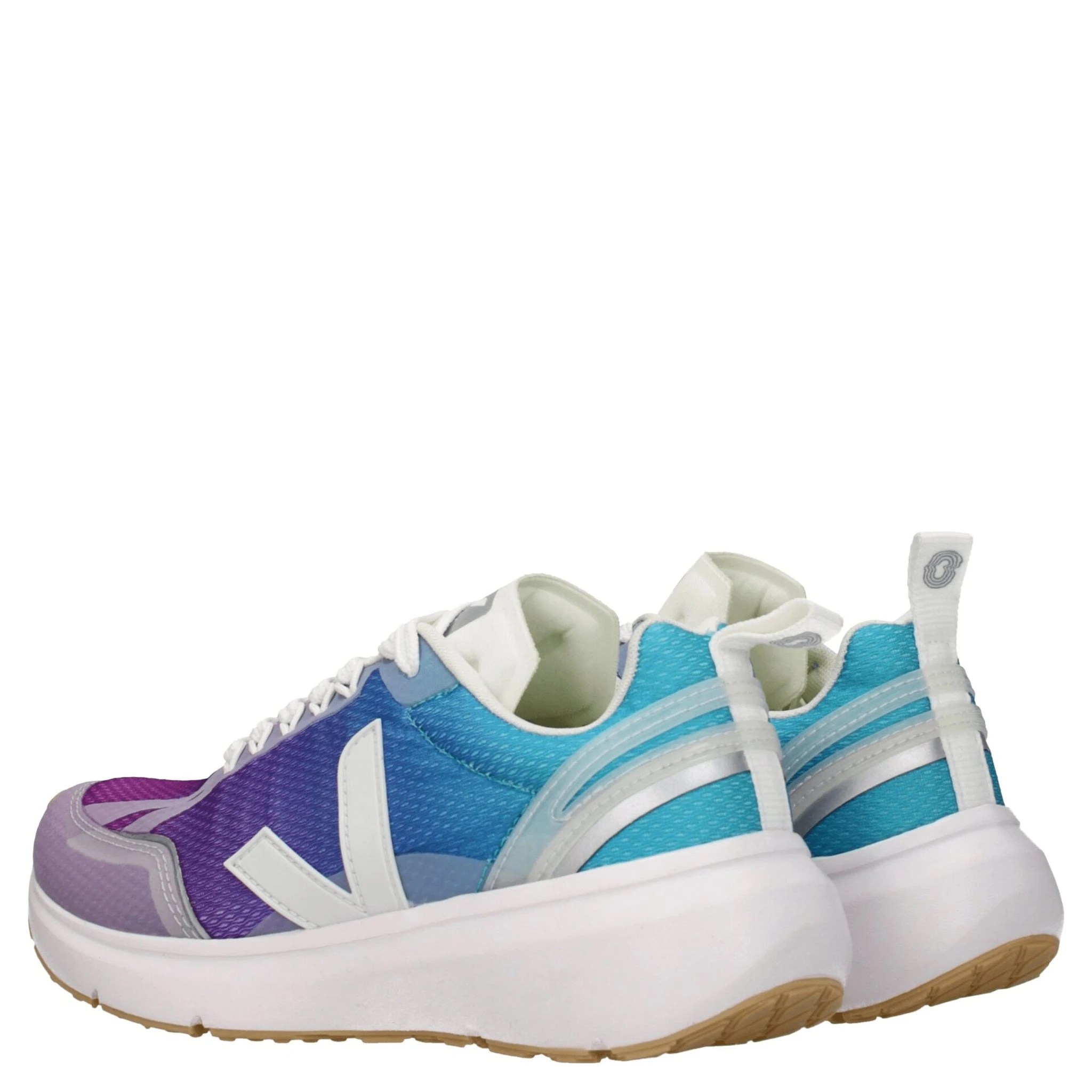 Multicolor Fabric Athletic Sneakers