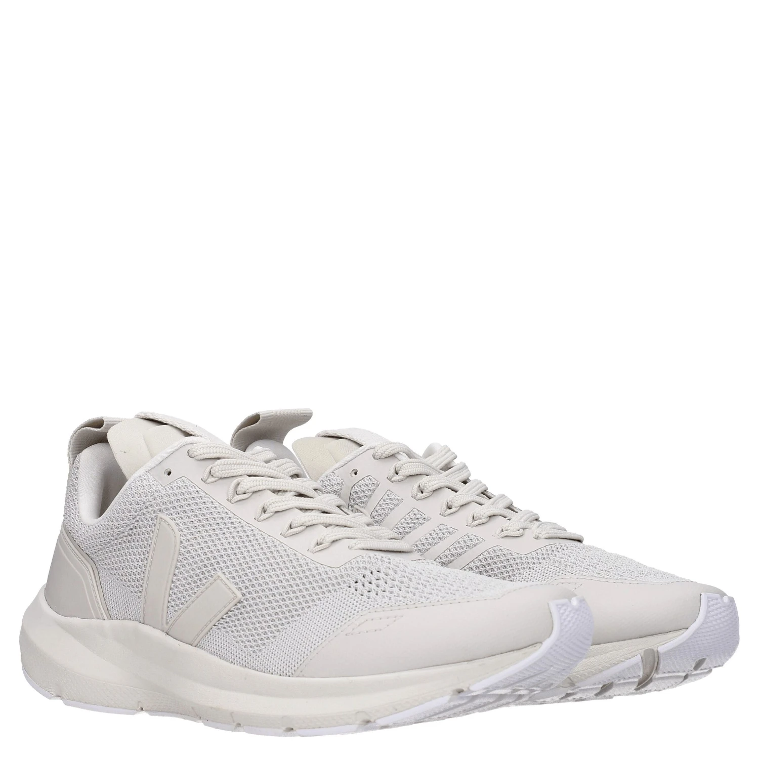 Gray Fabric Athletic Sneakers