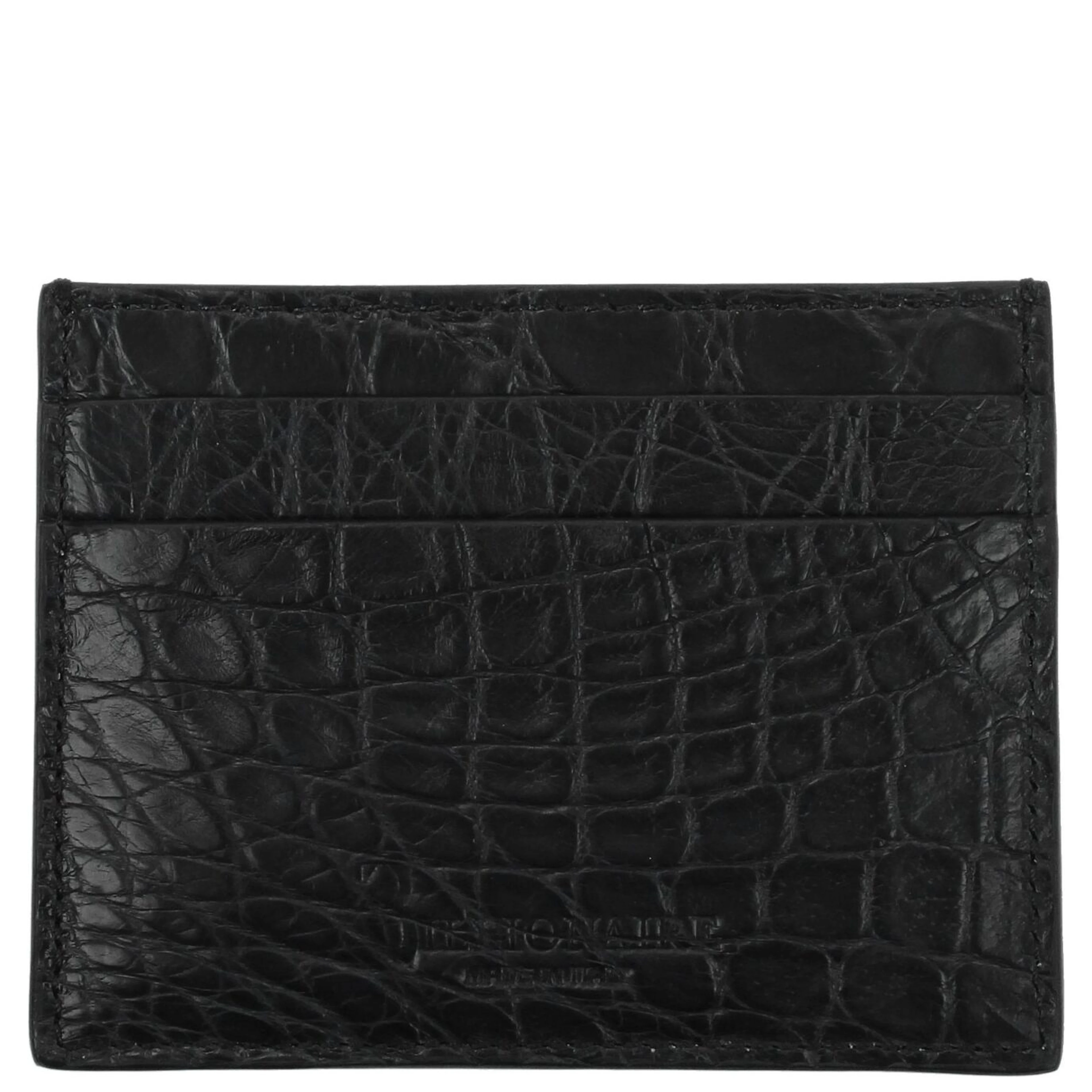 Black Crocodile Cardholder