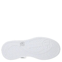 White Leather Low Top Sneakers