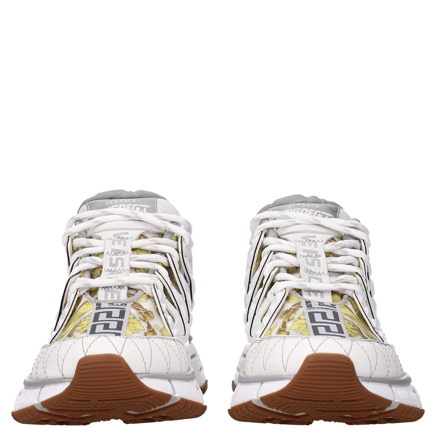 White Leather Athletic Sneakers