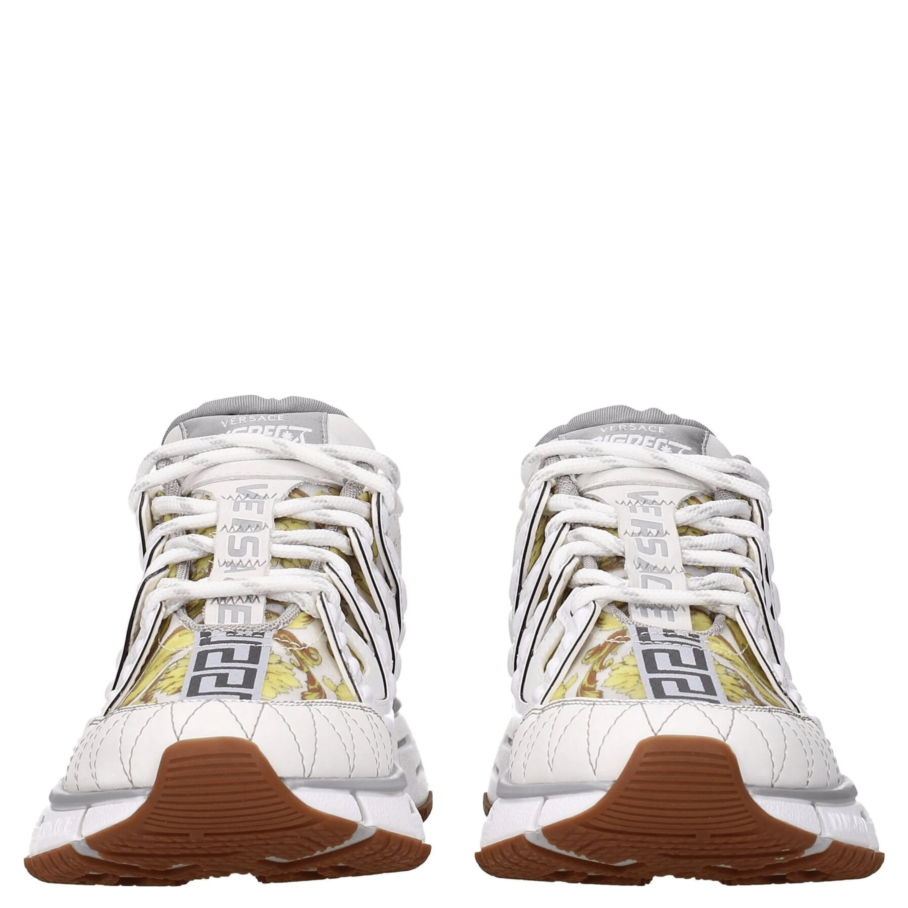 White Leather Athletic Sneakers