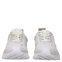 Gray Fabric Athletic Sneakers