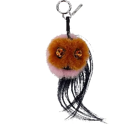 Brown Fur Keychain