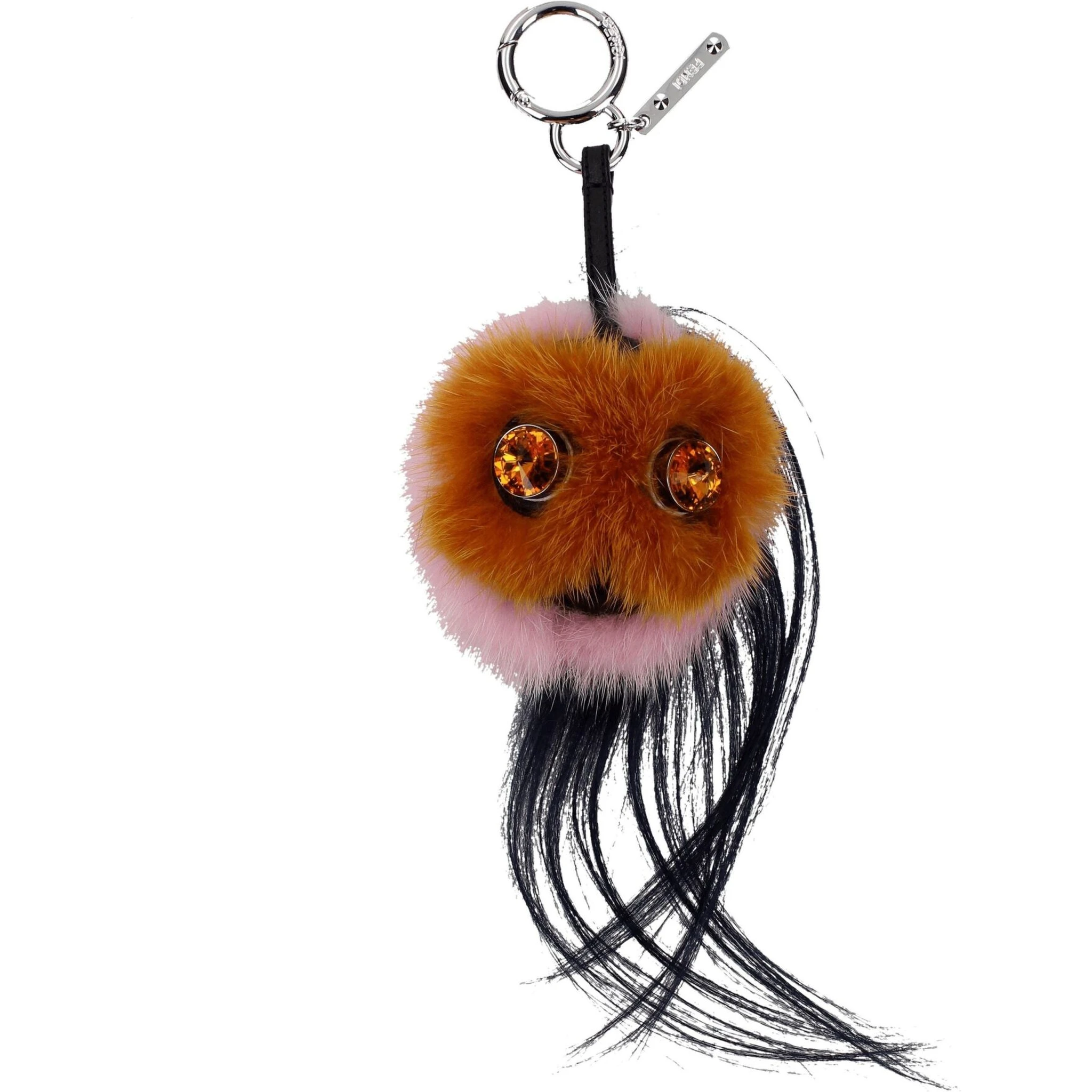 Brown Fur Keychain