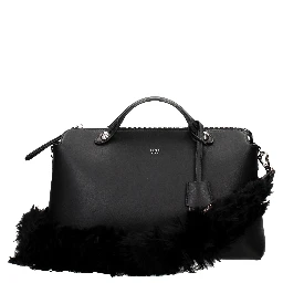 Black Leather Shoulder Bag