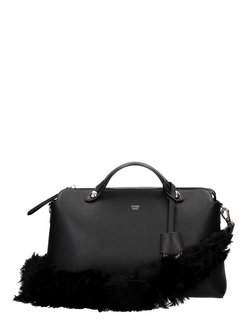 Black Leather Shoulder Bag