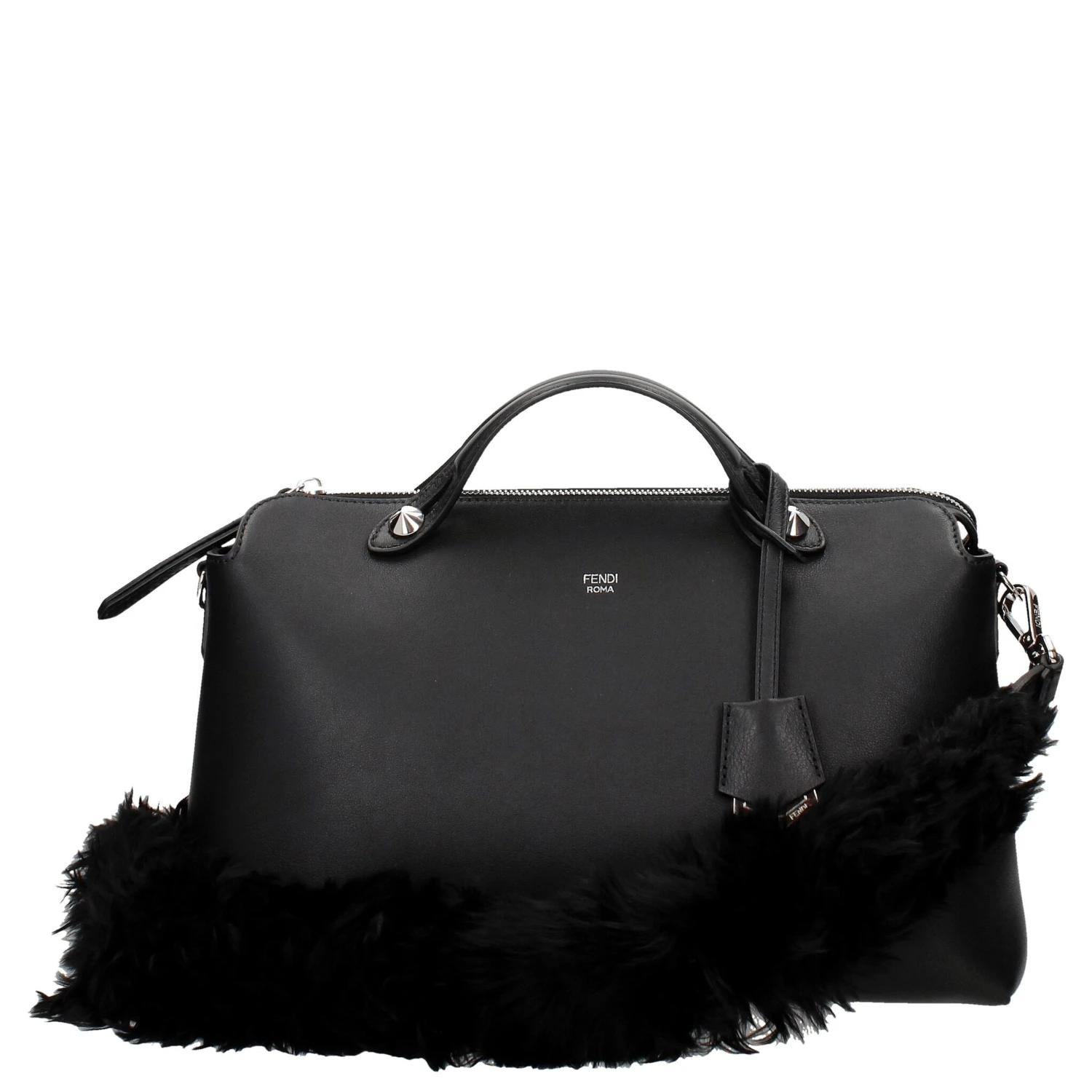 Black Leather Shoulder Bag