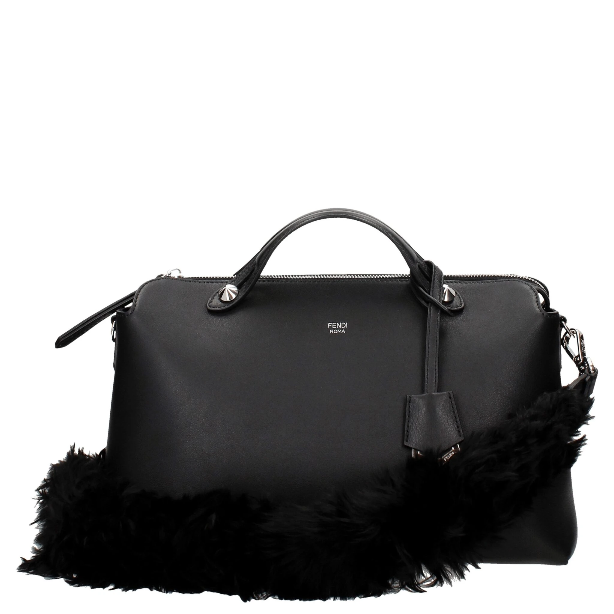 Black Leather Shoulder Bag
