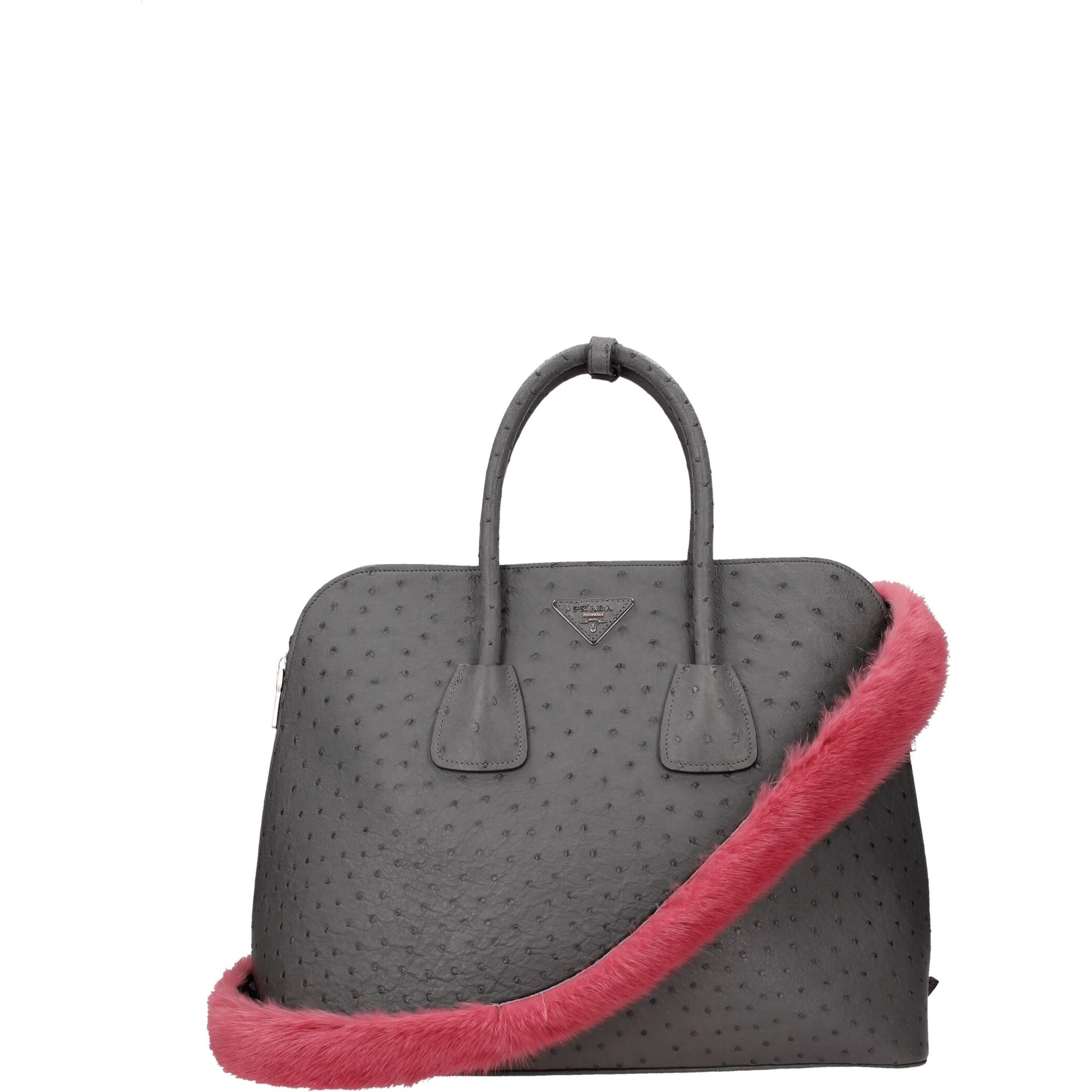 Pink Fur Shoulder Bag
