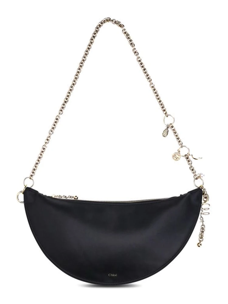 Black Calf Leather Bos Taurus Shoulder Bag