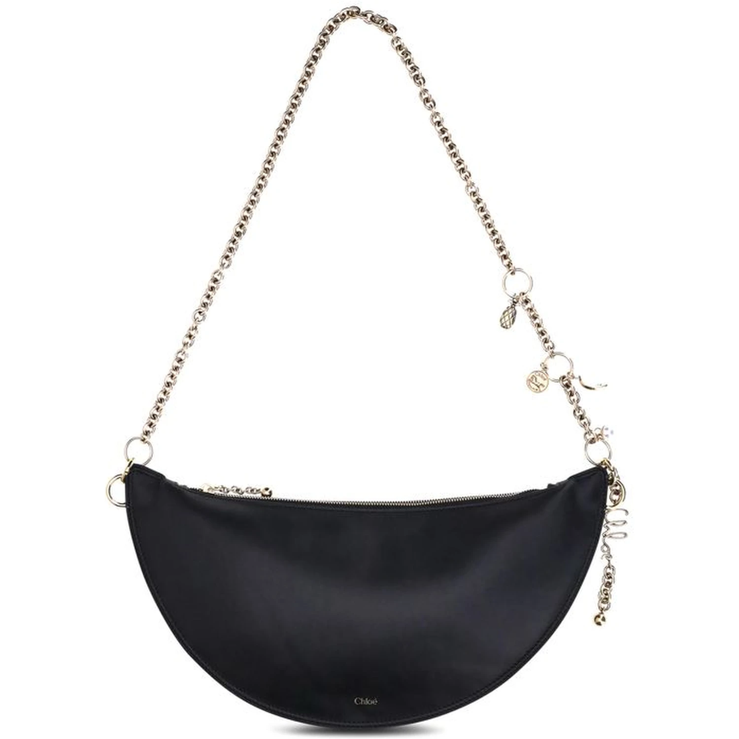 Black Calf Leather Bos Taurus Shoulder Bag