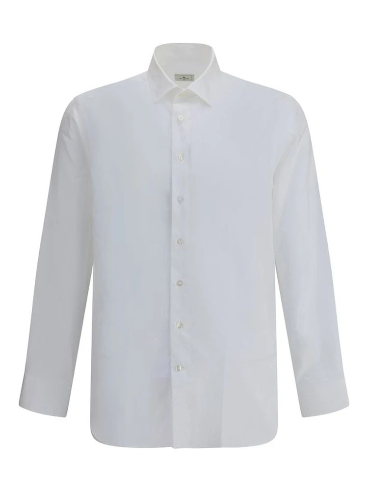 White Cotton Dress Shirt