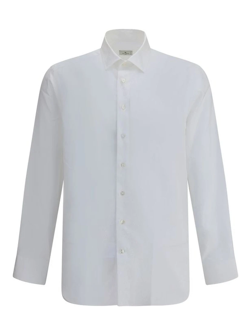 White Cotton Dress Shirt