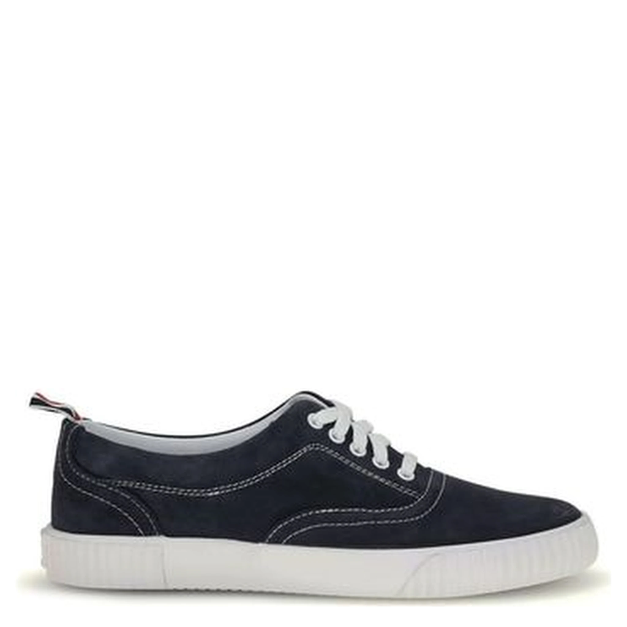 Blue Calf Leather Bos Taurus Low Top Sneakers