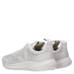 Gray Fabric Athletic Sneakers