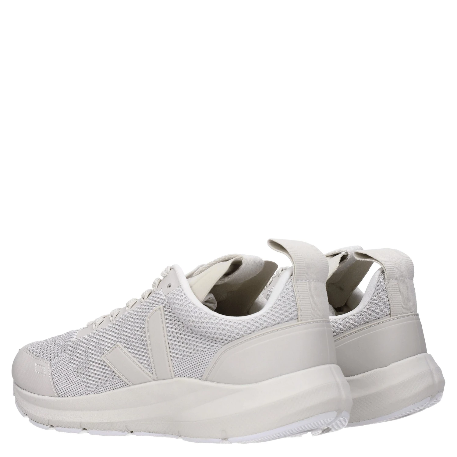 Gray Fabric Athletic Sneakers