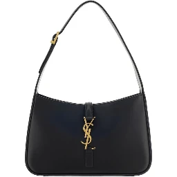 Black Calf Leather Bos Taurus Shoulder Bag