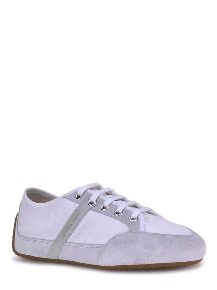 White Rubber Low Top Sneakers alternative