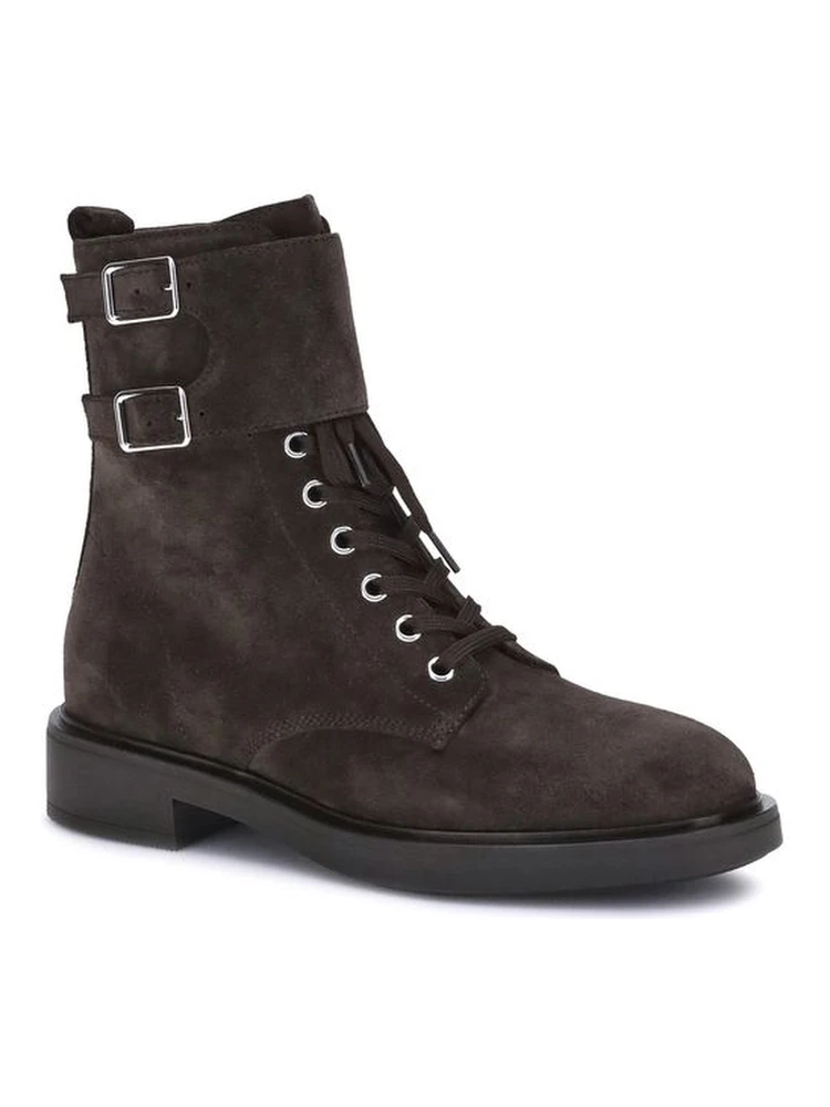 Brown Calf Leather Bos Taurus Lace-Up Boots alternative