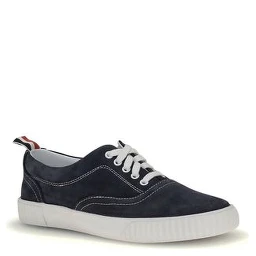 Blue Calf Leather Bos Taurus Low Top Sneakers