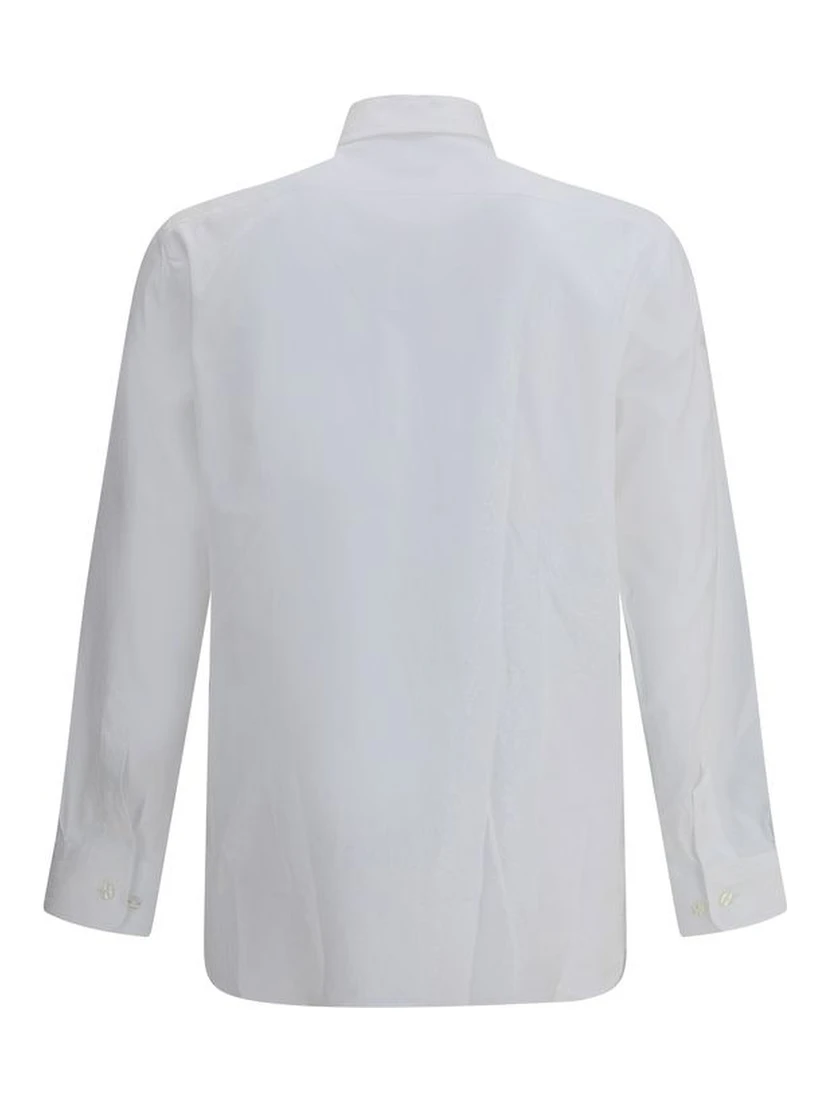 White Cotton Dress Shirt