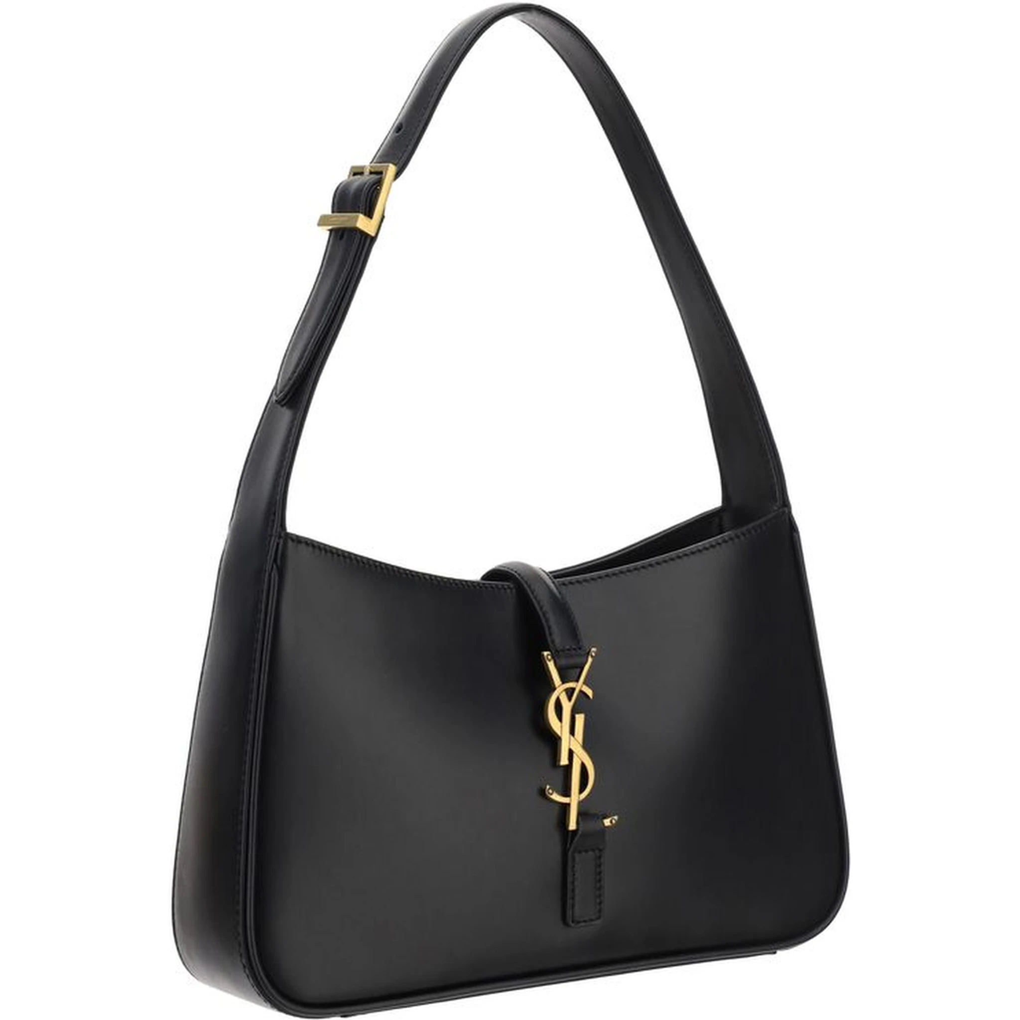 Black Calf Leather Bos Taurus Shoulder Bag
