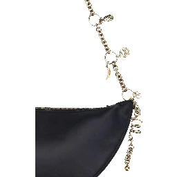 حقيبة كتف بوس توروس من جلد العجل الأسود