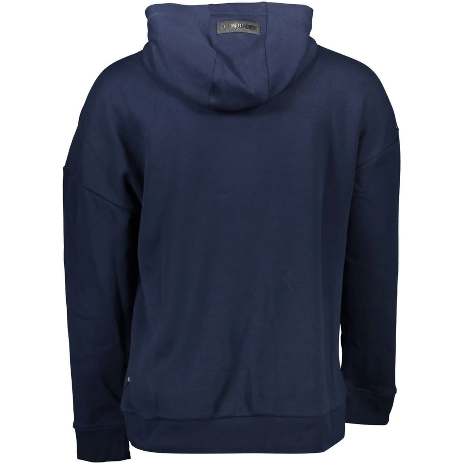 Blue Cotton Men Sweater