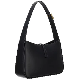 Black Calf Leather Bos Taurus Shoulder Bag