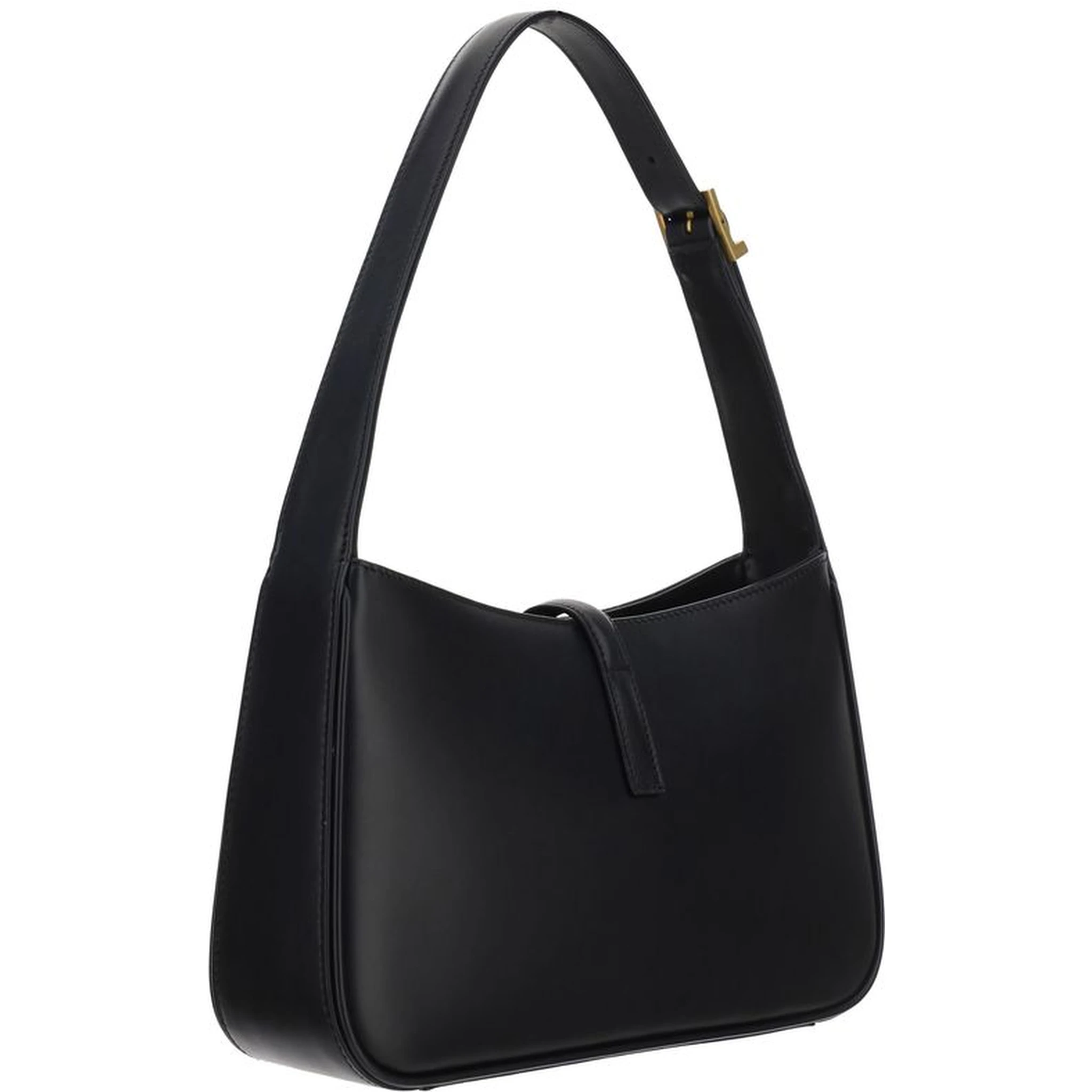 Black Calf Leather Bos Taurus Shoulder Bag