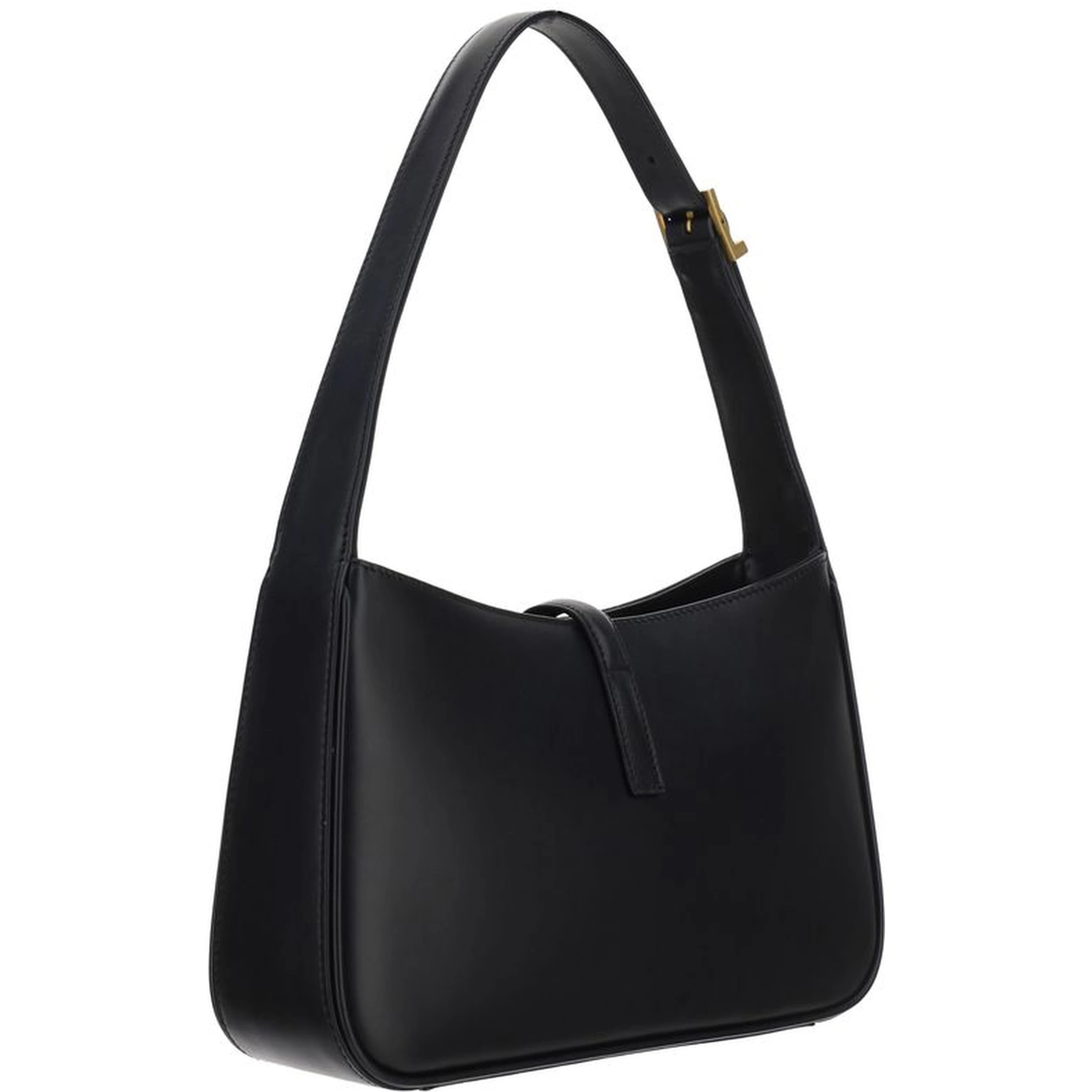 Black Calf Leather Bos Taurus Shoulder Bag