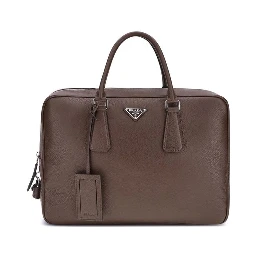 Brown Calf Leather Bos Taurus Briefcase