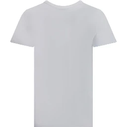 تي شيرت قطني أبيض