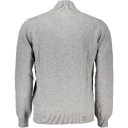 Gray Fabric Sweater