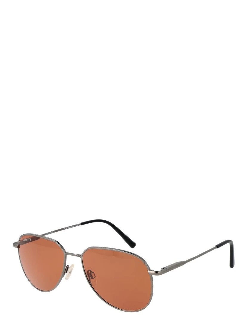 Gray Metal Sunglasses