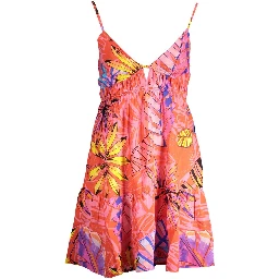 Red Polyester Dress