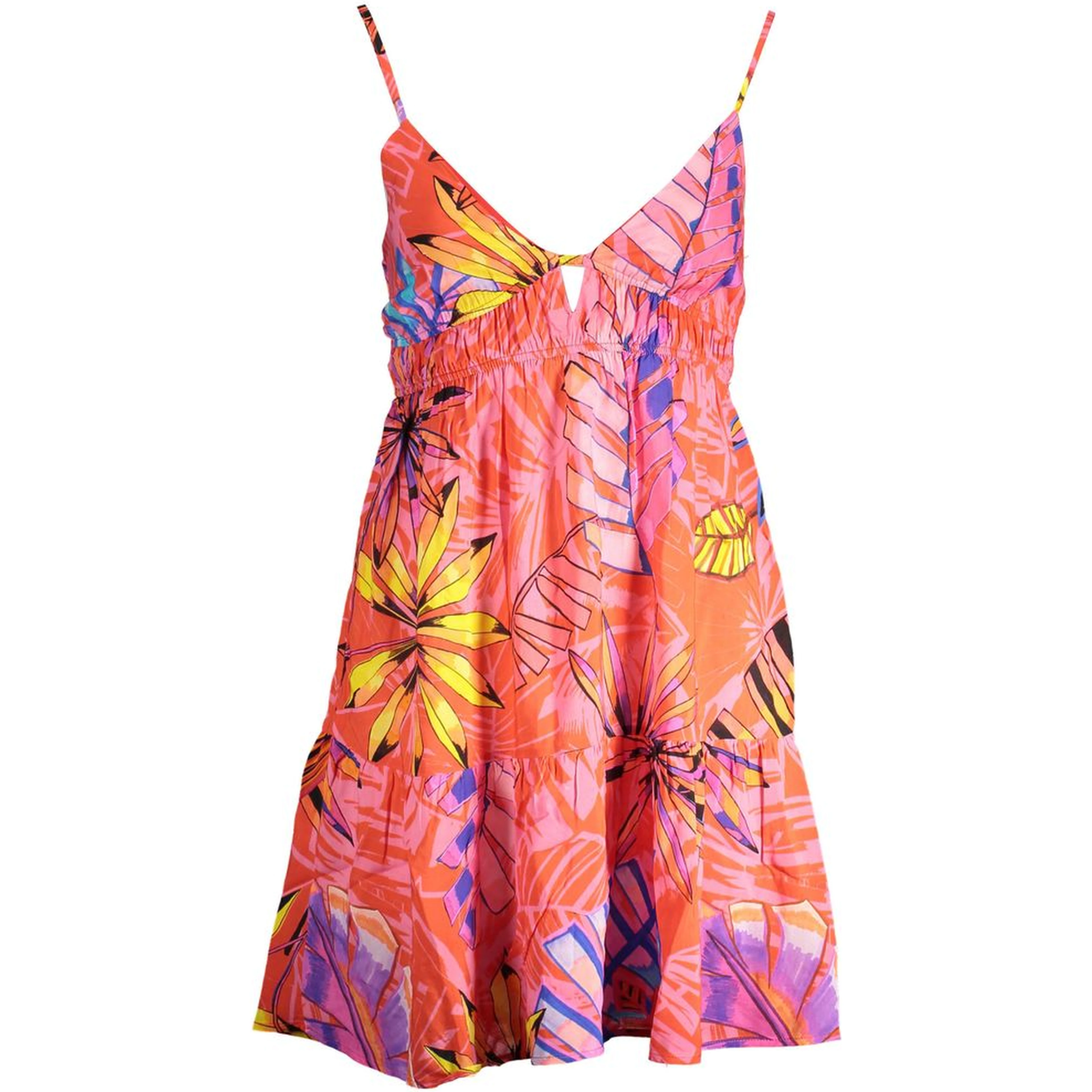 Red Polyester Dress