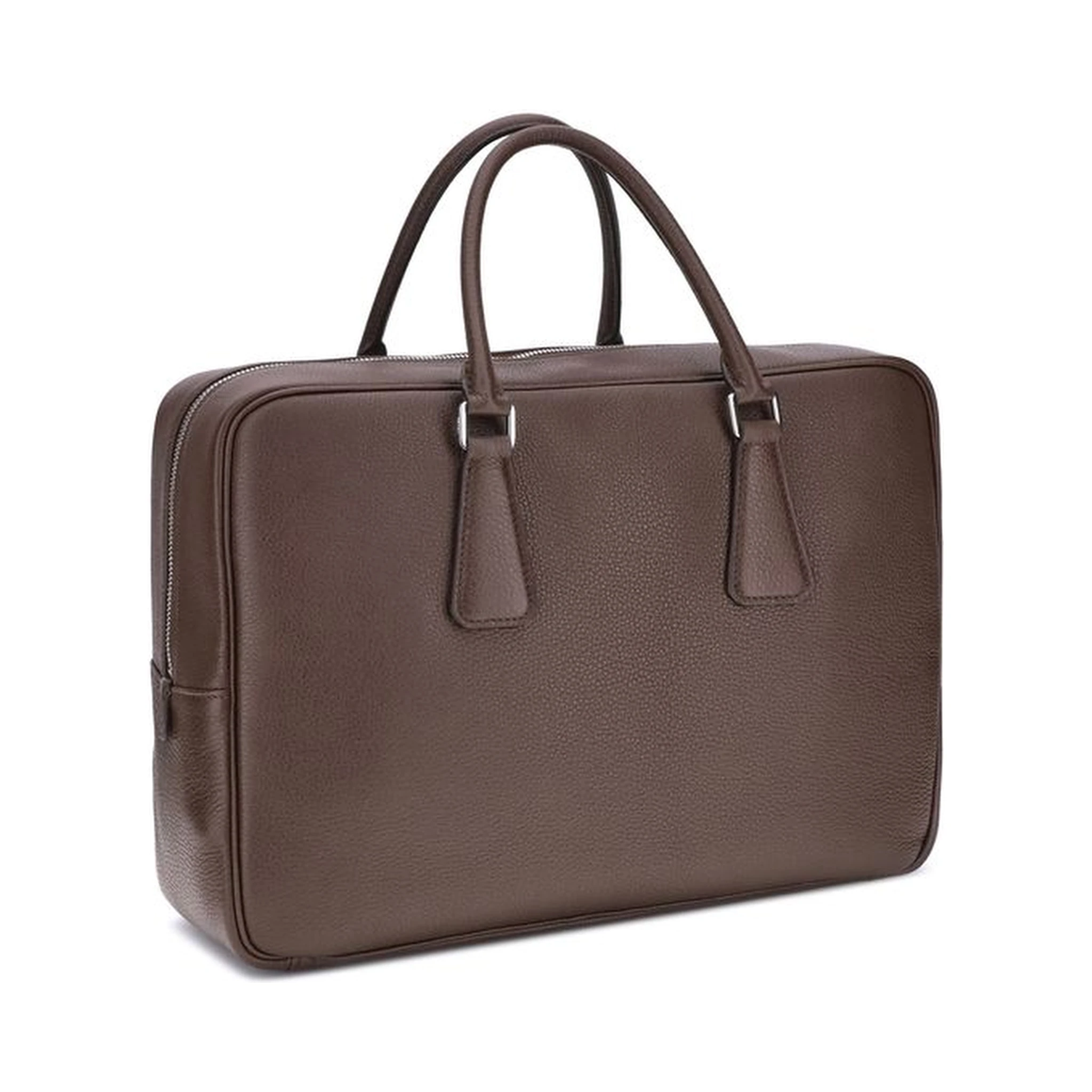 Brown Calf Leather Bos Taurus Briefcase