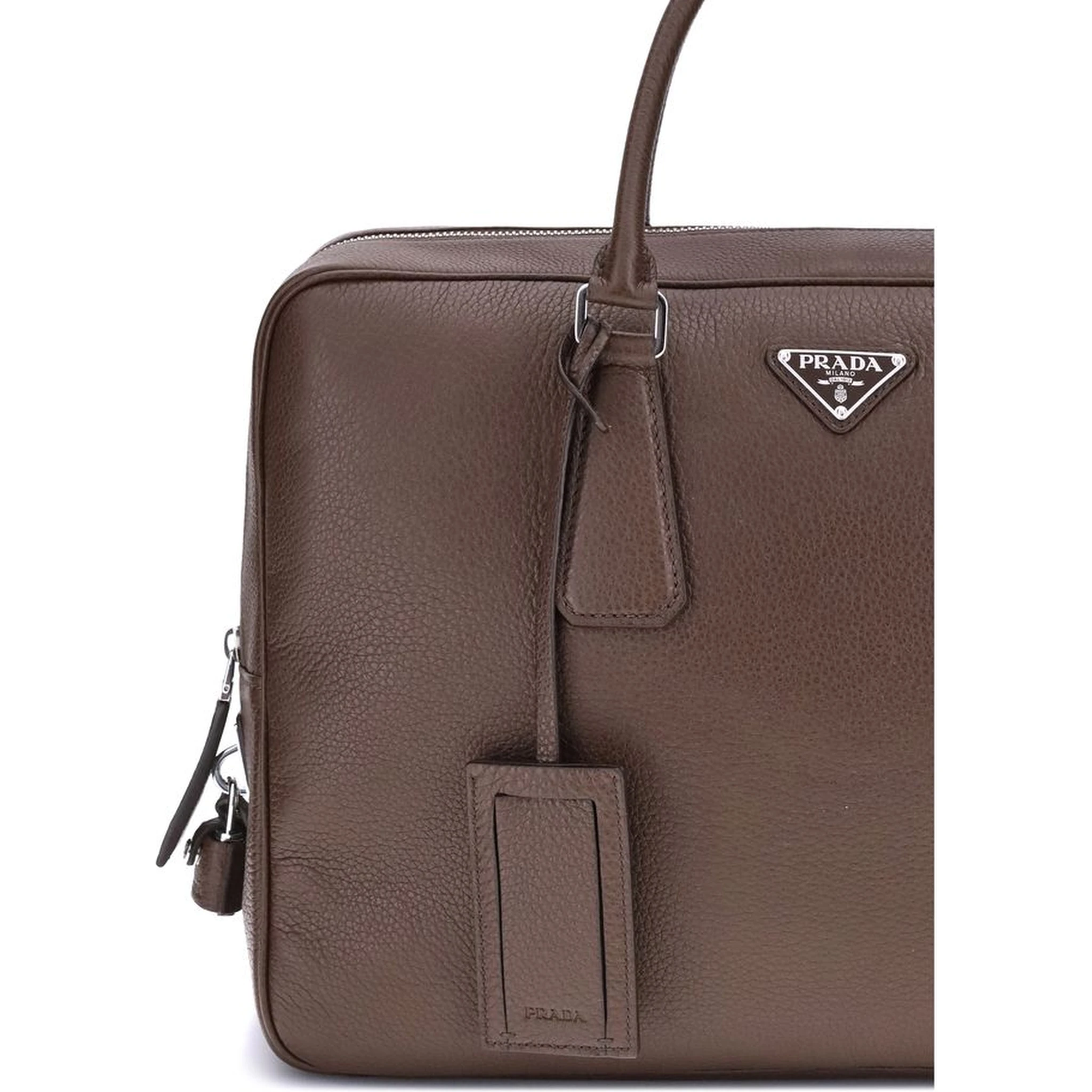 Brown Calf Leather Bos Taurus Briefcase